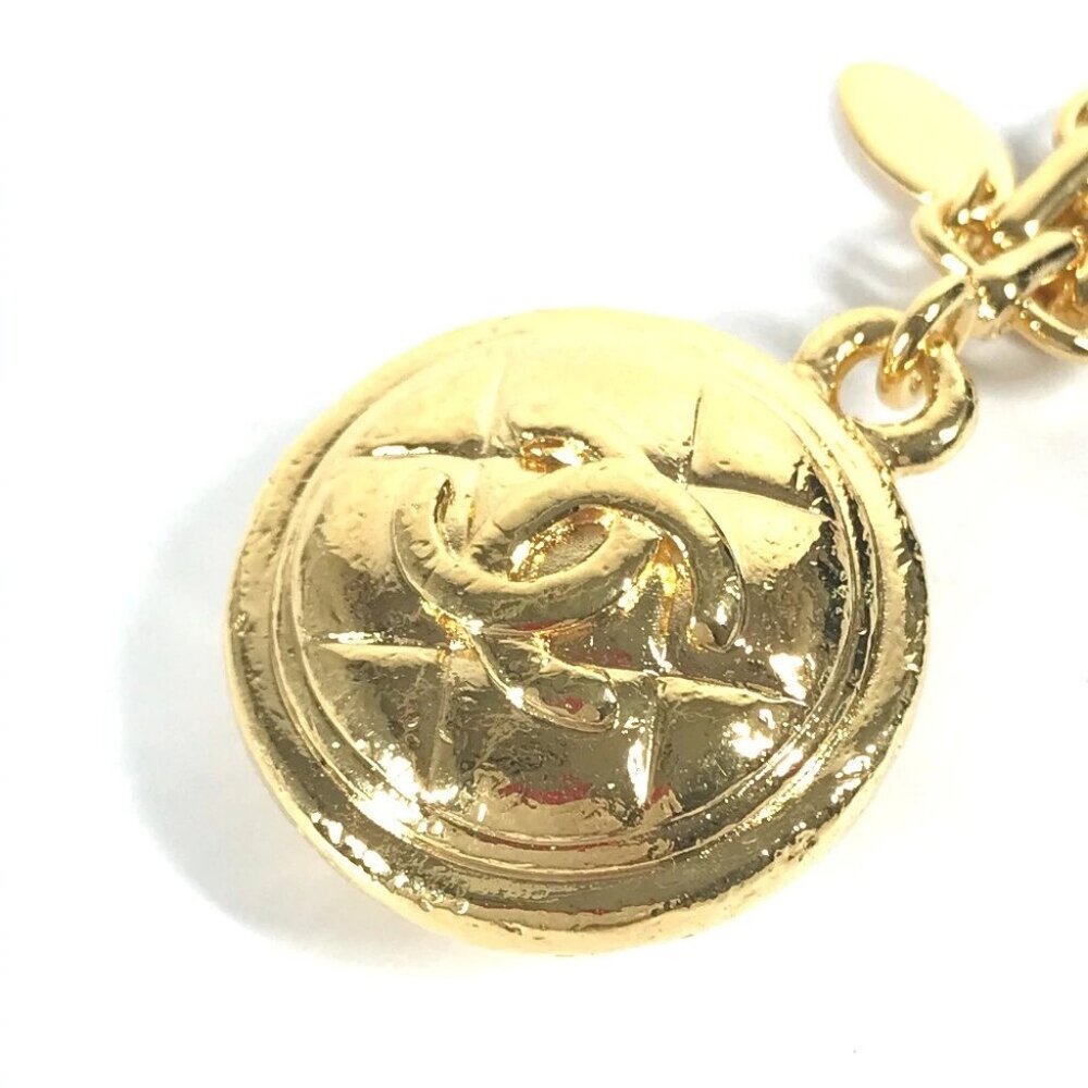 CHANEL Vintage chain CC CC Mark Bag Charm Matelasse Quilted Key Holder - Picture 3 of 11
